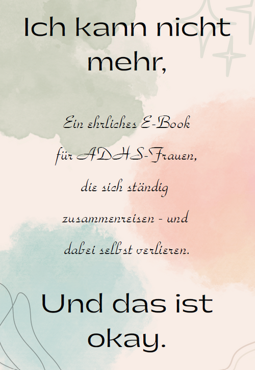 E-Book: Ich kann nicht mehr – und das ist okay.